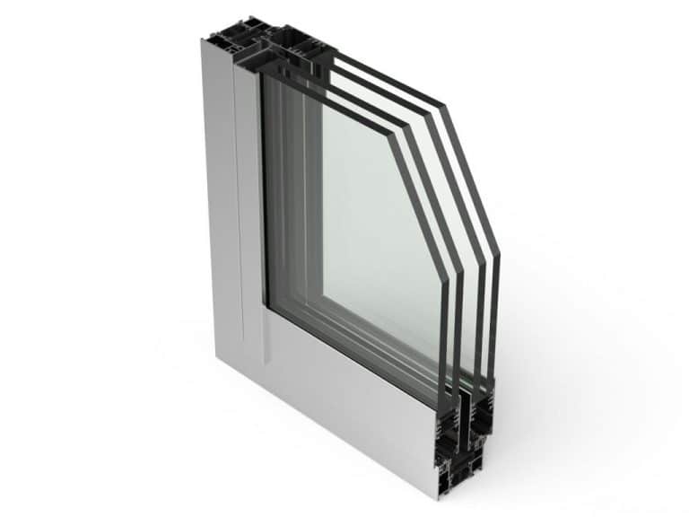 Corredera de aluminio Alugom ALG Slide con cruce minimalista