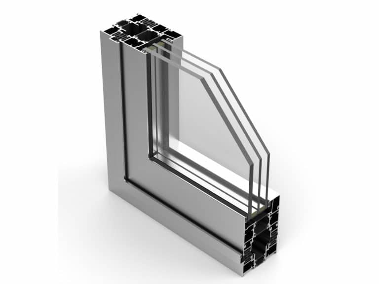 Puerta plegable de aluminio Alugom Menorca