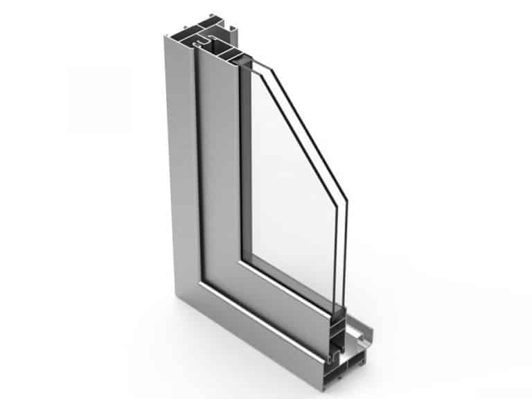 Corredera de aluminio Alugom Silver 60
