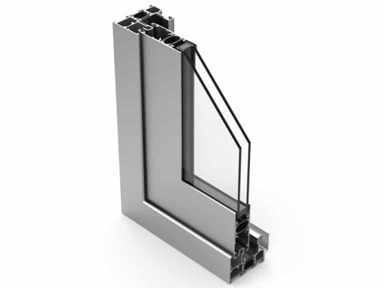 Corredera de aluminio Alugom Silver 65 RPT