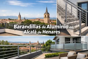 barandillas de aluminio en Alcalá de Henares