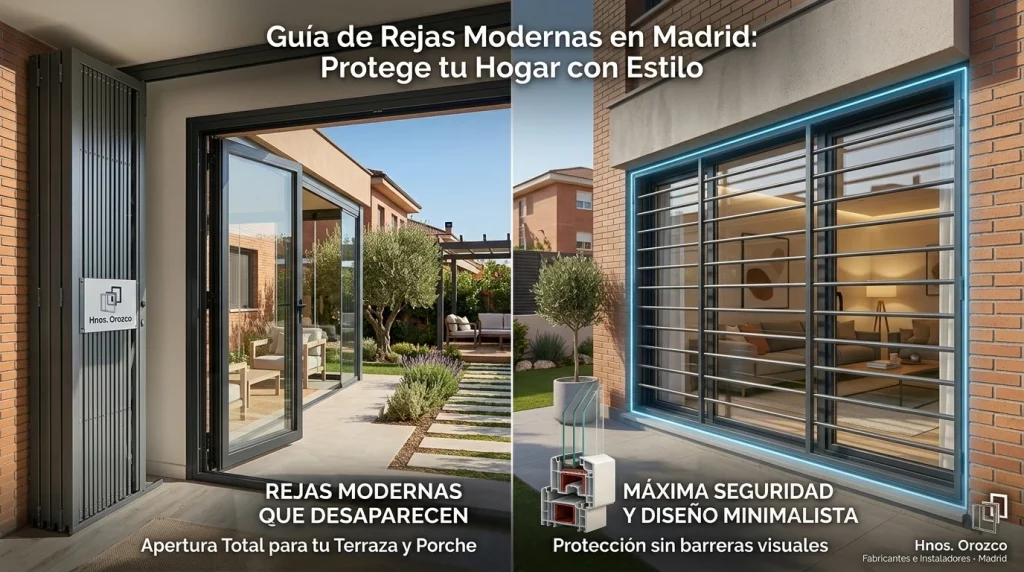 rejas de seguridad modernas madrid